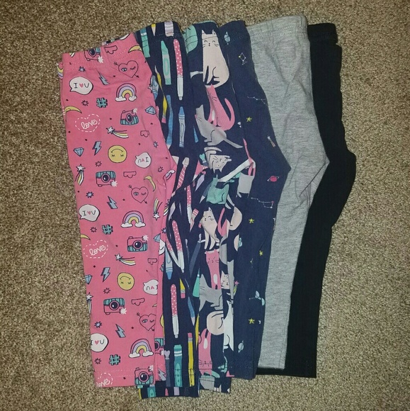 carters baby girl leggings